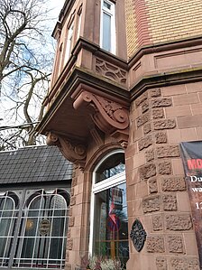 Sanierung Balkonkonsole aus Rotsandstein