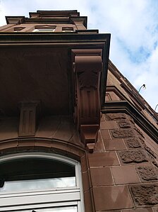Sanierung Balkonkonsole aus Rotsandstein