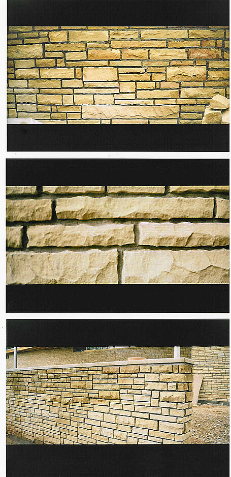 Mauersteine aus Udelfanger Sandstein