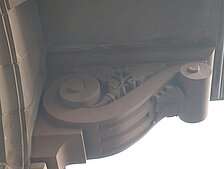 Sanierung Balkonkonsole aus Rotsandstein