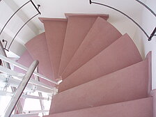 Treppenanlage aus Rotsandstein