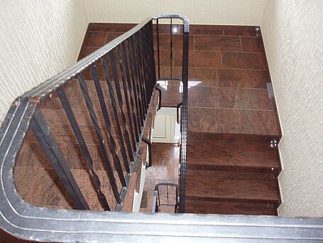 Treppenanlage aus Granit
