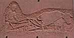 Relief aus Rotsandstein