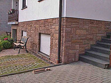 Wandverkleidung aus Mauerriemchen