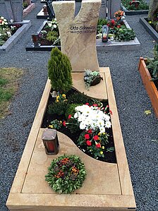 Einzelgrabanlage aus Deutmannsdorfer Sandstein