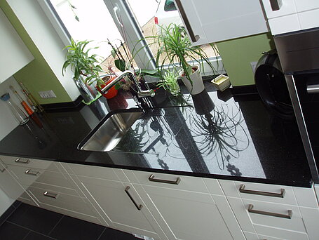 Küchenarbeitsplatte aus Granit Silver Galaxy